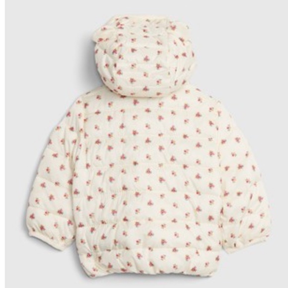 Baby ColdControl Printed Lightweight Puffer Jacket 0/3m floral - Picture 6 of 7